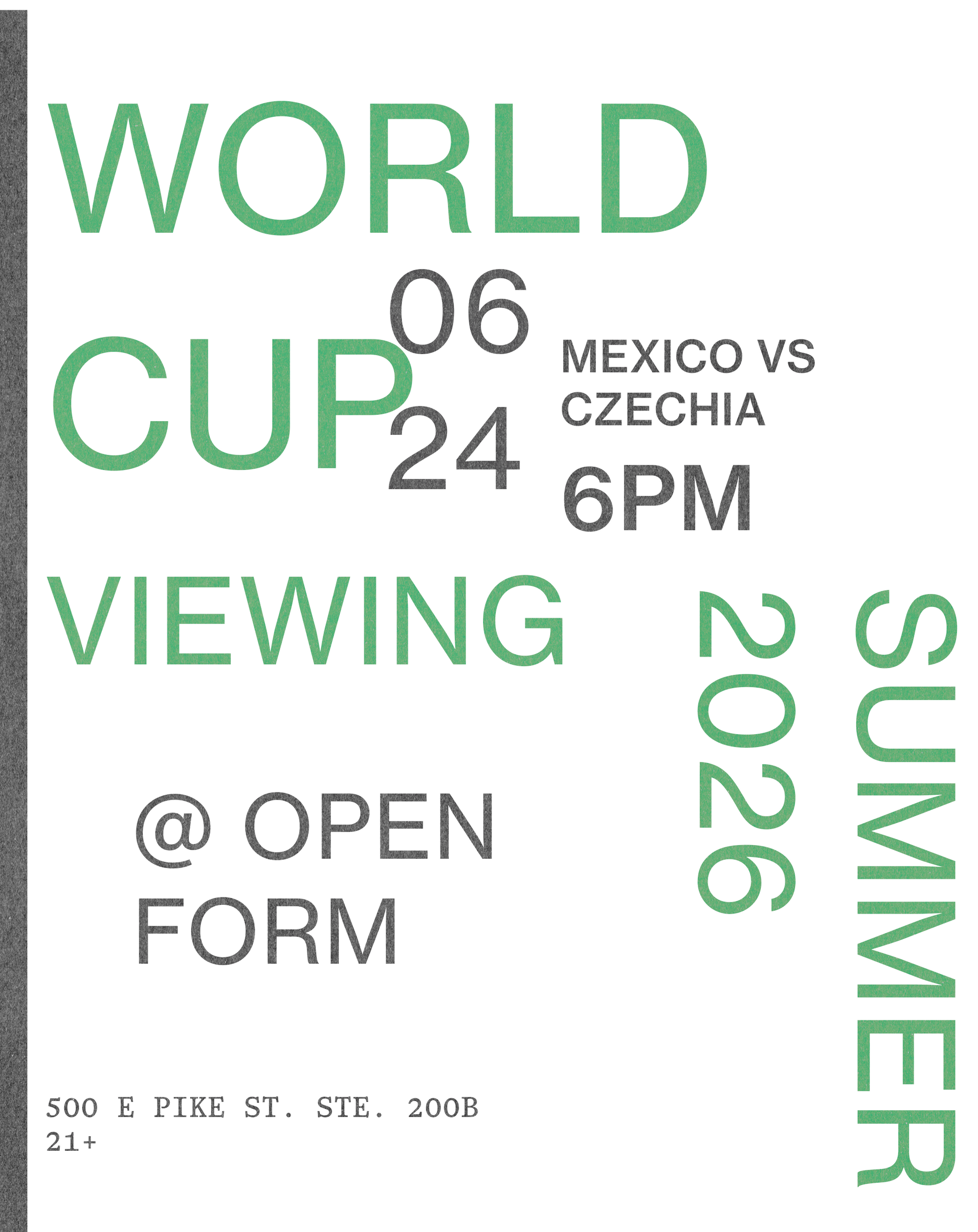 WORLD CUP VIEWING: MEXICO VS CZECHIA