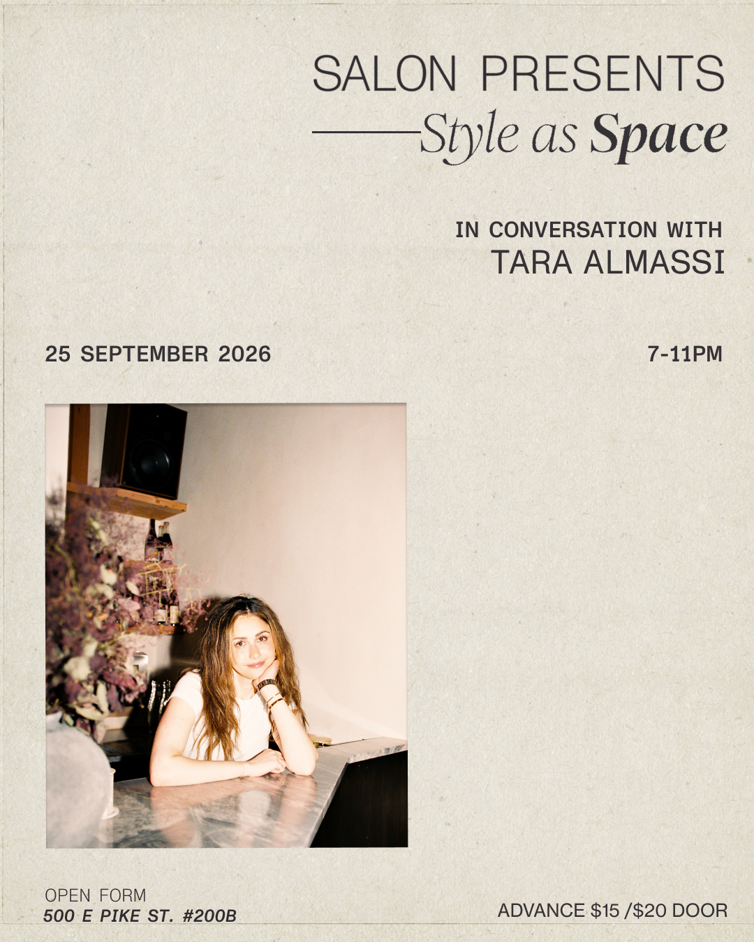 SALON: STYLE AS SPACE