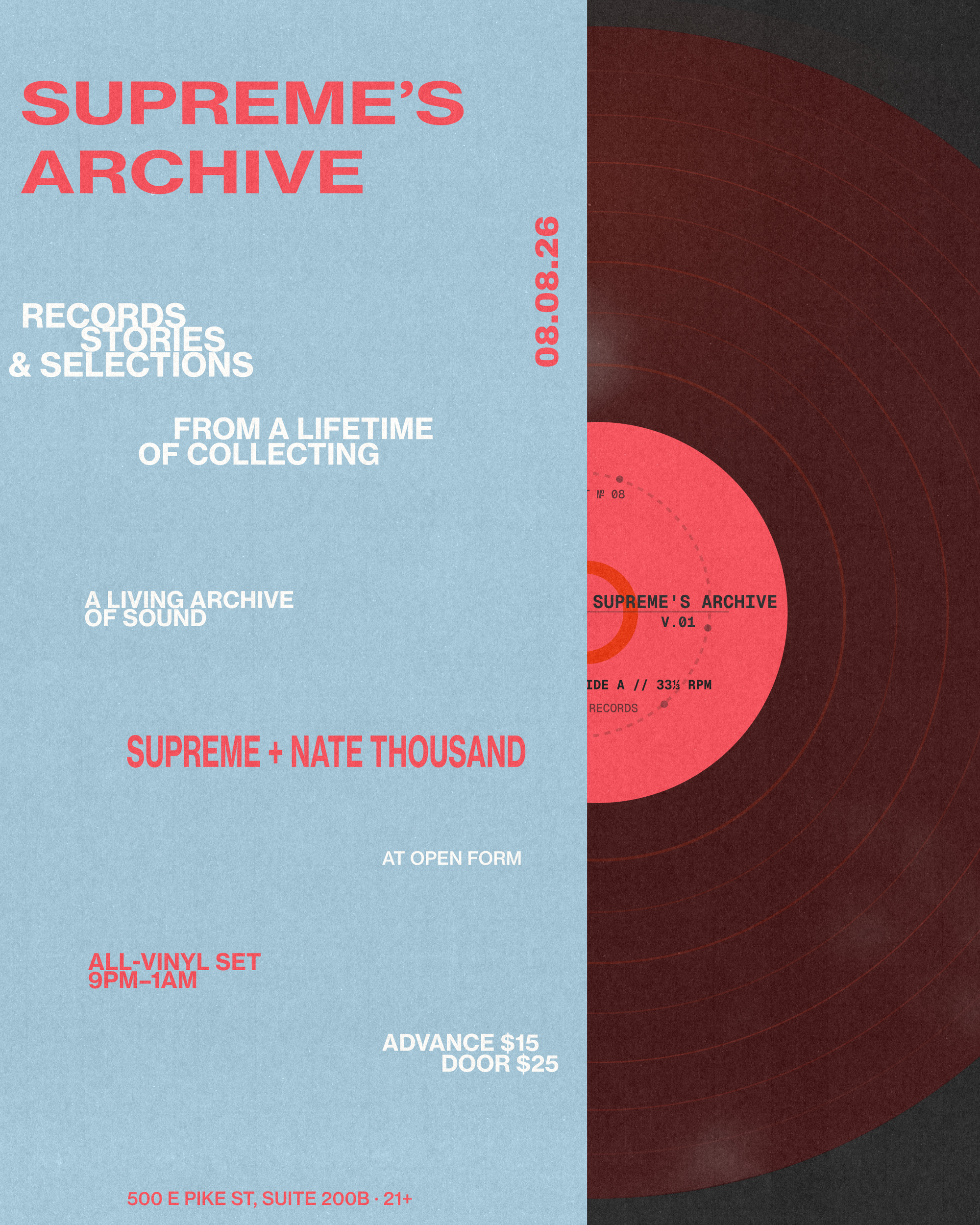 SUPREME'S ARCHIVE: ALL-VINYL SET